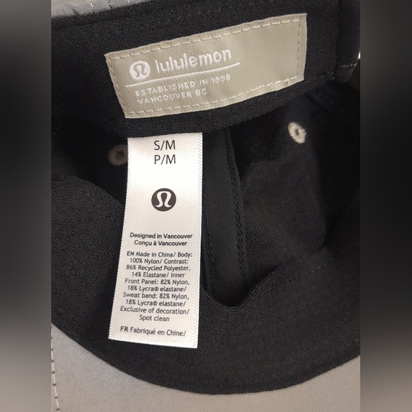 Lululemon Unisex Size S/M GRAY Classic Ball‎ Cap NWT - Picture 5 of 8